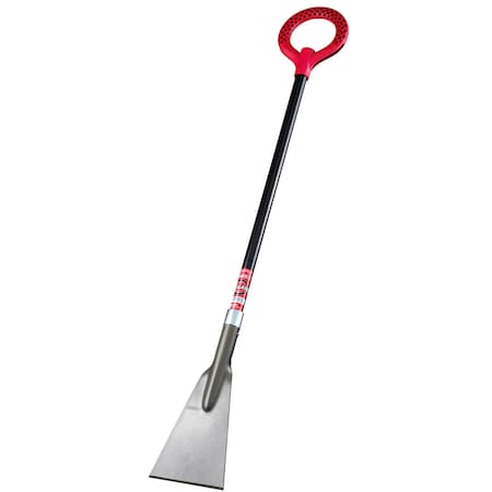 Radius Garden 90411 7 x 53 Inch Long Handled Steel Ice Scraper/Chopper, Radius Grey